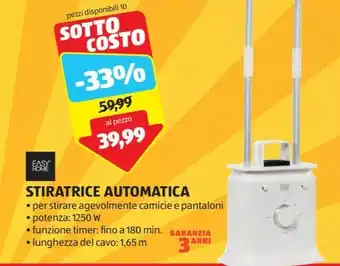 ALDI EASY HOME STIRATRICE AUTOMATICA offerta