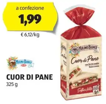 ALDI MULINO BIANCO CUOR DI PANE 325 G offerta