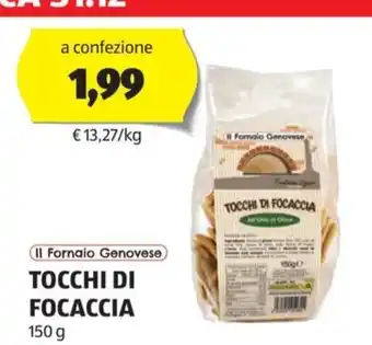 ALDI Il Fornaio Genovese TOCCHI DI FOCACCIA offerta
