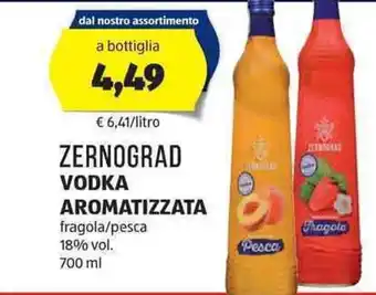 ZERNOGRAD VODKA AROMATIZZATA fragola/pesca 700 ML
