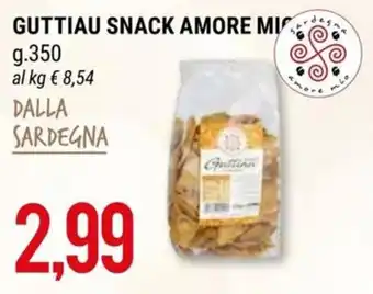 Hardis GUTTIAU SNACK AMORE MIO g.350 offerta