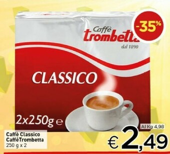 Crai Caffè trombetta Caffe Classico offerta