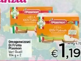 Crai Plasmon Omogeneizzati Di Frutta Mela offerta