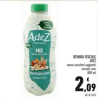 Conad Superstore Adez - Bevanda Vegetale Cereali, Avena, Riso E Un Tocco Di Quinoa 800 G(ml) offerta