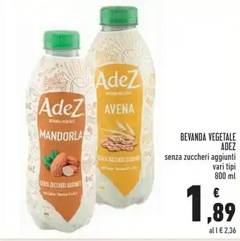 Conad Superstore Adez Bevanda Vegetale Mandorla offerta