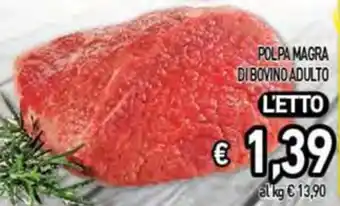 POLPA MAGRA DI BOVINO ADULTO