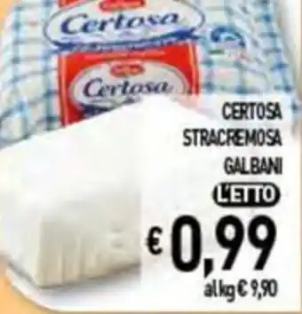 Iper La Spesa CERTOSA STRACREMOSA GALBANI L'ETTO offerta