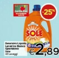 Crai Sole Detersivo Liquido Lavatrice offerta