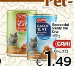 Crai Crai Bocconcini Randy Cat offerta