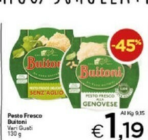 Crai Buitoni Pesto Fresco Alla Genovese 130 G(ml) offerta