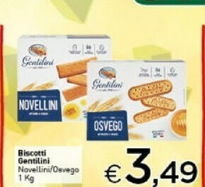Crai Gentilini Biscotti offerta