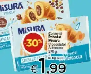 Crai Misura 6 Cornetti All'Albicocca Privolat 290 G(ml) offerta