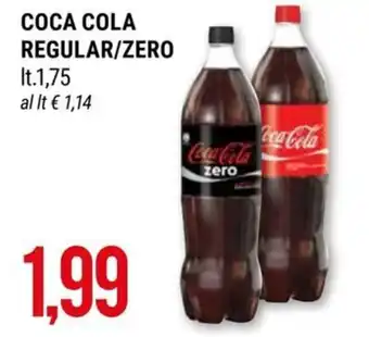 Hardis COCA COLA REGULAR/ZERO lt. 1,75 offerta