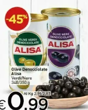 Crai Alisa Olive Verdi Denocciolate 350 G(ml) offerta