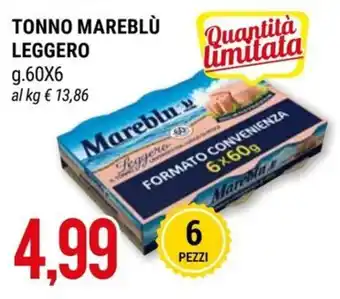 Hardis TONNO MAREBLÙ LEGGERO g.60x6 offerta