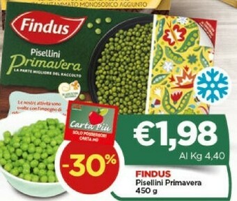 Crai Findus Pisellini Primavera 450 G(ml) offerta