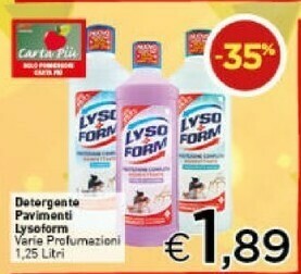 Crai Lysoform Datergente Pavimenti offerta