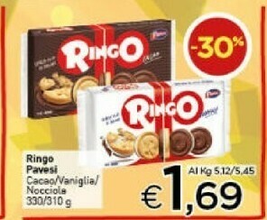 Crai Pavesi Ringo Cacao offerta