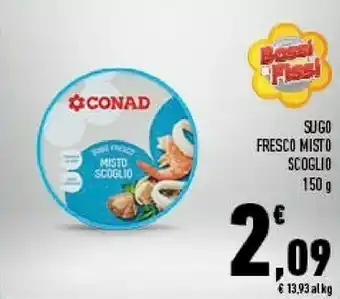 Conad City Sugo Fresco Misto Scoglio offerta