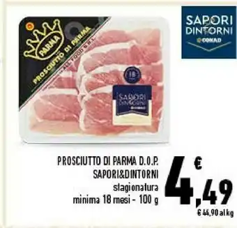 Conad City Conad Prosciutto Di Parma D.o.p Sapori E Dintorni offerta