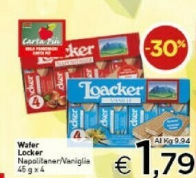 Crai Loacker Wafer offerta