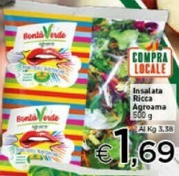 Crai Bontà verde Bonta Verde Insalata Ricca Agroama offerta
