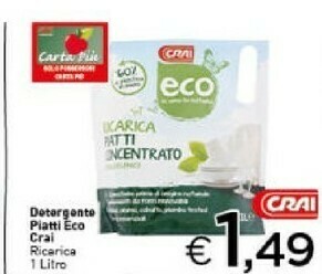 Crai Crai Detergente Piatti Eco offerta