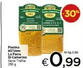 Crai La pasta di camerino Pastina All'uovo offerta