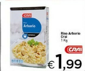 Crai Crai - Riso Carnaroli 1000 g(ml) offerta