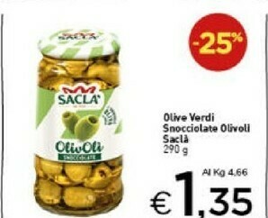 Crai Saclà Olivoli Snocciolate 290 G(ml) offerta