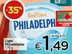 Crai Philadelphia Light offerta
