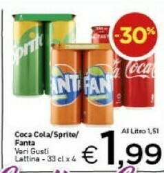 Crai Coca-Cola - Sprite 330 G(ml) offerta