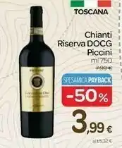 Carrefour Piccini Chianti DOCG 750 G(ml) offerta