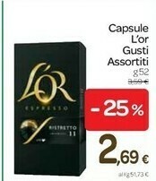 Carrefour L'or Capsule offerta