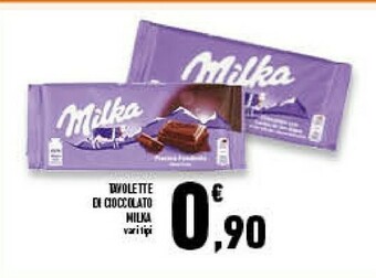 Conad Milka Tavolette Di Cioccolato offerta