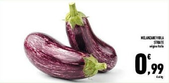 Conad Melanzane Viola Striate offerta