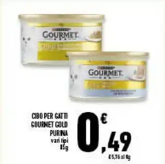Conad Purina Cibo Per Gatti Gourmet Gold offerta