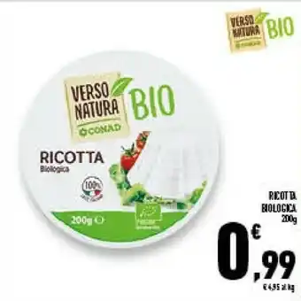 Conad Conad Ricotta Biologica offerta
