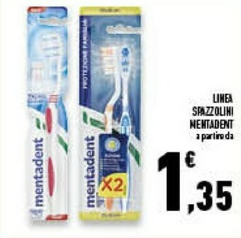 Conad Mentadent Linea Spazzolini offerta