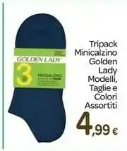 Carrefour Golden Lady Minicalzino offerta