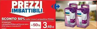 Carrefour Philips Sulla Linea Lampadine offerta