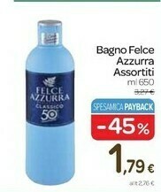 Carrefour Felce Azzurra Relax 650ml Miele, Lavanda Vasca Da Bagno Olio Essenziale offerta