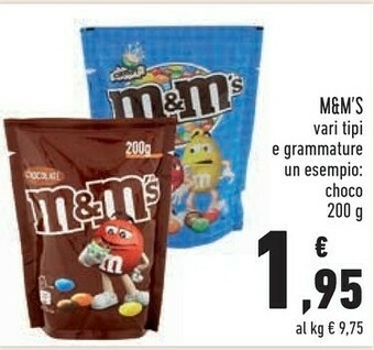 Conad M&M's - M&M's Chocolate 200 G(ml) offerta