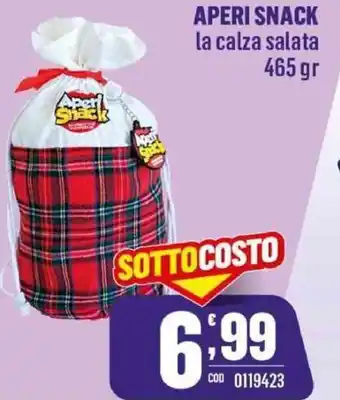 Gruppo di Palo APERI SNACK la calza salata 465 gr offerta