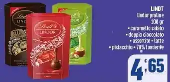 Gruppo di Palo LINDT lindor praline 200 gr offerta