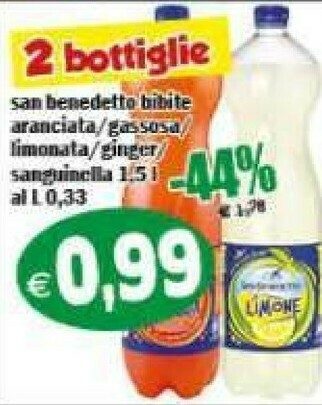 Gros San Benedetto Bevande analcoliche offerta