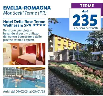 Lidl Viaggi Hotel Delle Rose Terme Wellness & SPA offerta