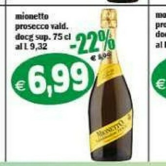 Gros Mionetto Prosecco offerta