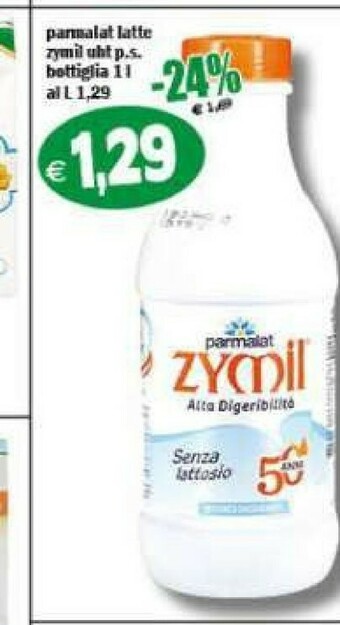 Gros Parmalat Latte parzialmente scremato offerta