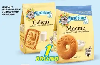 Vivo Supermercati BISCOTTI MULINO BIANCO FORMATI VARI GR 700/800 offerta